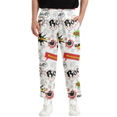 Pattern Seamless Texture Cartoon Men s Elastic Waist Pants by Perong