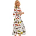 Pattern Seamless Texture Cartoon Midsummer Wrap Dress View3