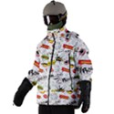 Pattern Seamless Texture Cartoon Men s Zip Ski and Snowboard Waterproof Breathable Jacket View2