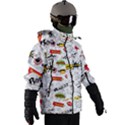 Pattern Seamless Texture Cartoon Men s Zip Ski and Snowboard Waterproof Breathable Jacket View3