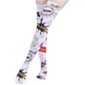 Pattern Seamless Texture Cartoon Thigh High Stockings View2