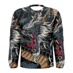 Dragon Snake Legend Japanese Mythology Men s Long Sleeve T-shirt