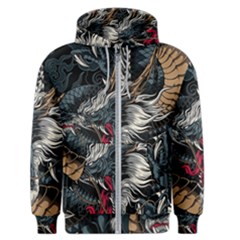 Dragon Snake Legend Japanese Mythology Men s Zipper Hoodie