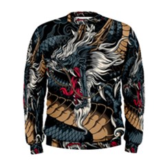 Dragon Snake Legend Japanese Mythology Men s Sweatshirt