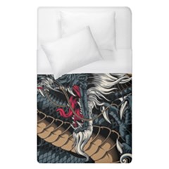 Dragon Snake Legend Japanese Mythology Duvet Cover (single Size) by Perong