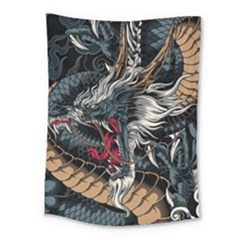 Dragon Snake Legend Japanese Mythology Medium Tapestry