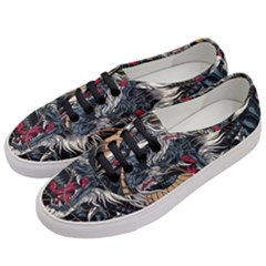 Dragon Snake Legend Japanese Mythology Women s Classic Low Top Sneakers by Perong