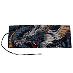 Dragon Snake Legend Japanese Mythology Roll Up Canvas Pencil Holder (s) by Perong