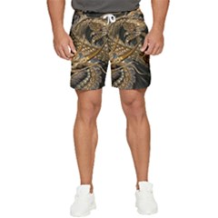 Japanese Dragon Pentagram Men s Runner Shorts by Perong