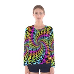 3d Grateful Dead 90 s Neon Dancing Bears Women s Long Sleeve T-shirt