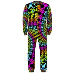 3d Grateful Dead 90 s Neon Dancing Bears Onepiece Jumpsuit (men)