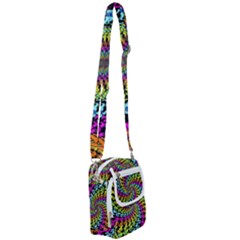 3d Grateful Dead 90 s Neon Dancing Bears Shoulder Strap Belt Bag by Perong