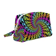 3d Grateful Dead 90 s Neon Dancing Bears Wristlet Pouch Bag (medium) by Perong