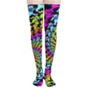 3d Grateful Dead 90 s Neon Dancing Bears Thigh High Stockings View1