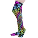 3d Grateful Dead 90 s Neon Dancing Bears Thigh High Stockings View3