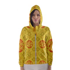 Art Pattern Design Background Women s Hooded Windbreaker