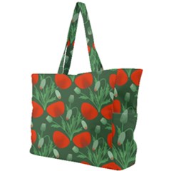 Poppy Fierce Wolf Poppies Bud Simple Shoulder Bag by Perong