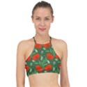 Poppy Fierce Wolf Poppies Bud Halter Bikini Top View1