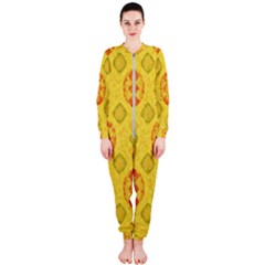 Art Pattern Design Background Onepiece Jumpsuit (ladies)