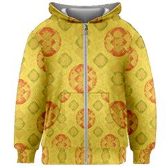 Art Pattern Design Background Kids  Zipper Hoodie Without Drawstring