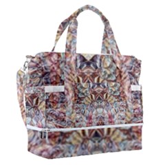 Stitches Blend Sports Shoulder Bag With Shoes Compartment by kaleidomarblingart