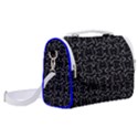 Enigmatic Demon Black and White Pattern Satchel Shoulder Bag View2