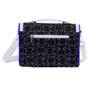 Enigmatic Demon Black and White Pattern Satchel Shoulder Bag View3