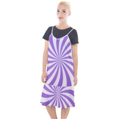 Spiral Vortex Rays Lavender Swirl Purple Camis Fishtail Dress