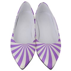 Spiral Vortex Rays Lavender Swirl Purple Women s Low Heels by Salmanaz77