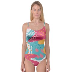 Background Abstract Camisole Leotard 