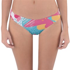 Background Abstract Reversible Hipster Bikini Bottoms