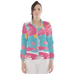 Background Abstract Women s Windbreaker