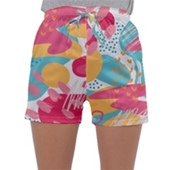 Background Abstract Sleepwear Shorts