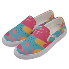 Background Abstract Men s Canvas Slip Ons by Salmanaz77