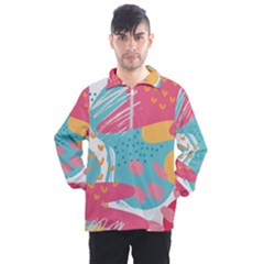 Background Abstract Men s Half Zip Pullover