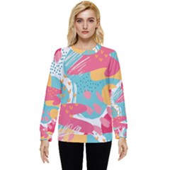 Background Abstract Hidden Pocket Sweatshirt