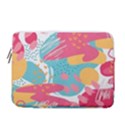 Background Abstract 13  Vertical Laptop Sleeve Case With Pocket View1