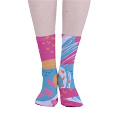 Background Abstract Smooth Crew Length Tube Socks by Salmanaz77