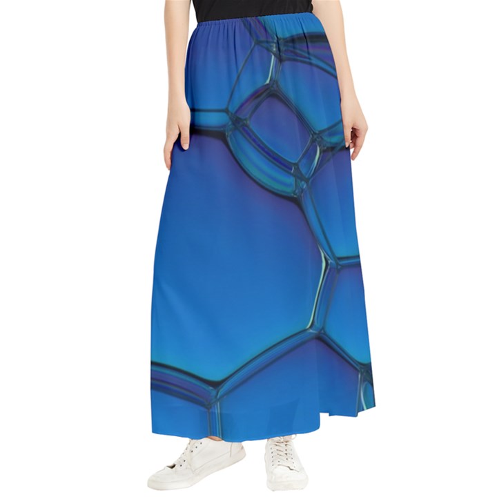 Background Colour Template Contrast Maxi Chiffon Skirt