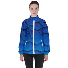 Background Colour Template Contrast Women s High Neck Windbreaker by Salmanaz77