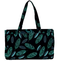 Leaves Pattern Abstract Blade Canvas Work Bag by Salmanaz77