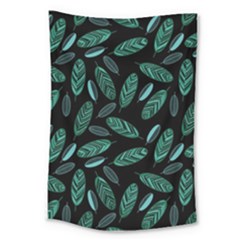 Leaves Pattern Abstract Blade Large Tapestry