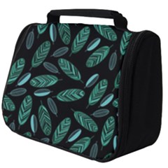 Leaves Pattern Abstract Blade Full Print Travel Pouch (big)