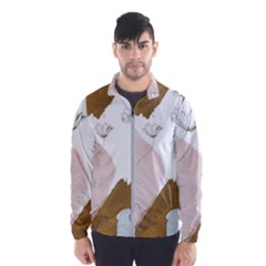 Flower Branch Corolla Wreath Men s Windbreaker by Salmanaz77