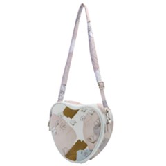 Flower Branch Corolla Wreath Heart Shoulder Bag by Salmanaz77