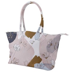 Flower Branch Corolla Wreath Canvas Shoulder Bag by Salmanaz77