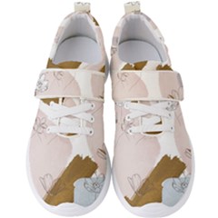 Flower Branch Corolla Wreath Men s Velcro Strap Shoes by Salmanaz77