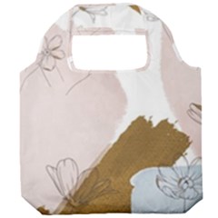 Flower Branch Corolla Wreath Foldable Grocery Recycle Bag