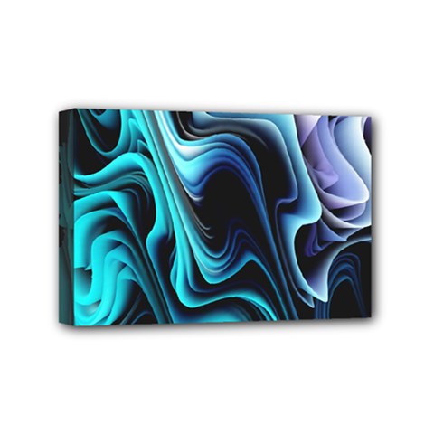 Nature Water Wave Architecture Mini Canvas 6  X 4  (stretched)