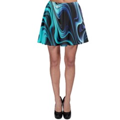 Nature Water Wave Architecture Skater Skirt